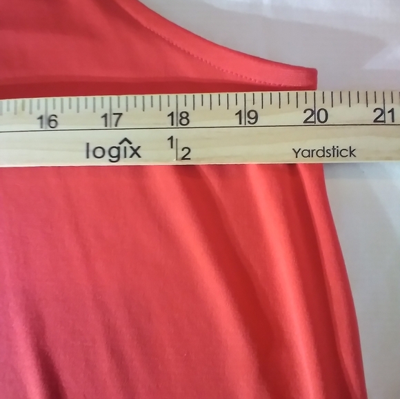 Est1946 Elegant Red Sleeveless Dress Size Large Sexy Date Night Party - Picture 6 of 8